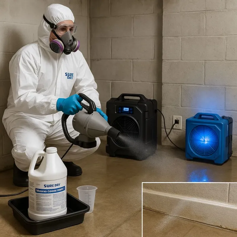 Sanitization and Odor Removal process in Dublin, TX